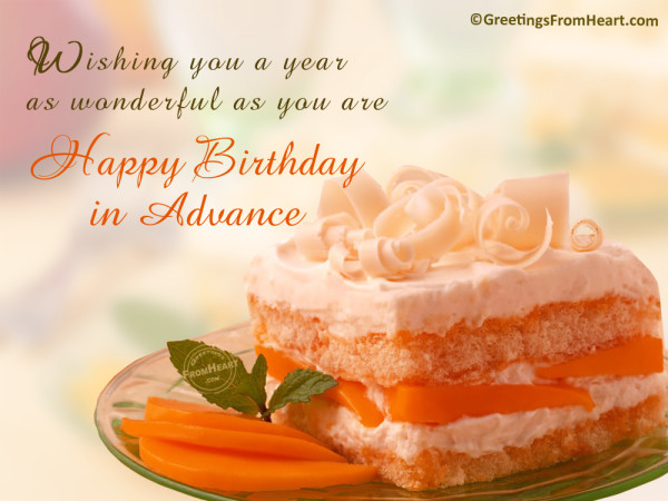Wishing You A Year As Wonderful As You Are Happy Birthday-wb5724