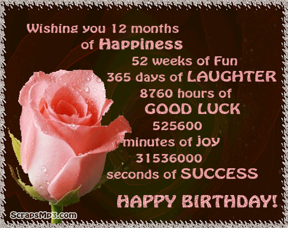 Wishing You Twelve Months Of Happiness-wb1050