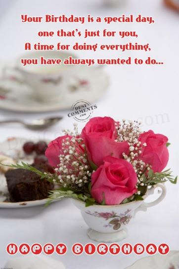 Your Birthday Is A Special Day-wb5741