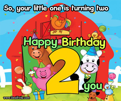 Your Little One Is Turning Two  Happy Birthday-wb027