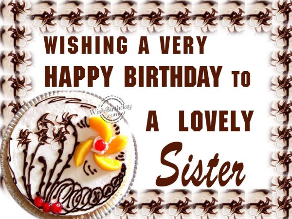 A Lovely Sister - Happy Birthday-wb0140028