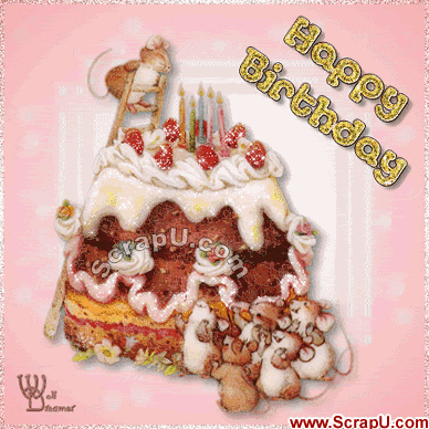 Funny Teddy - Happy Birthday-wb0140455