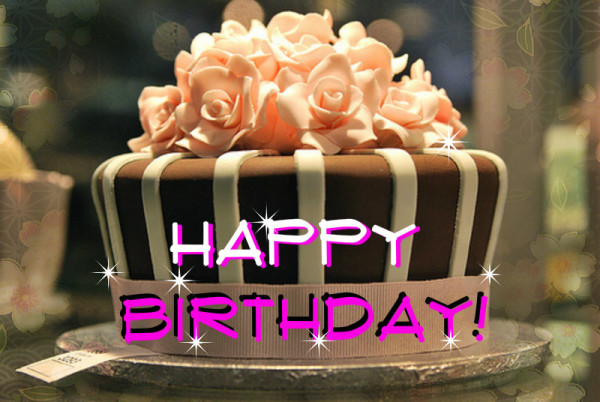 Birthday Cake With Beautiful Flower!-wb0140196