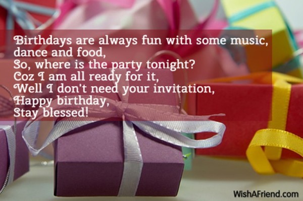 Birthday Are Always Fun  With  Some Music-wb0140240