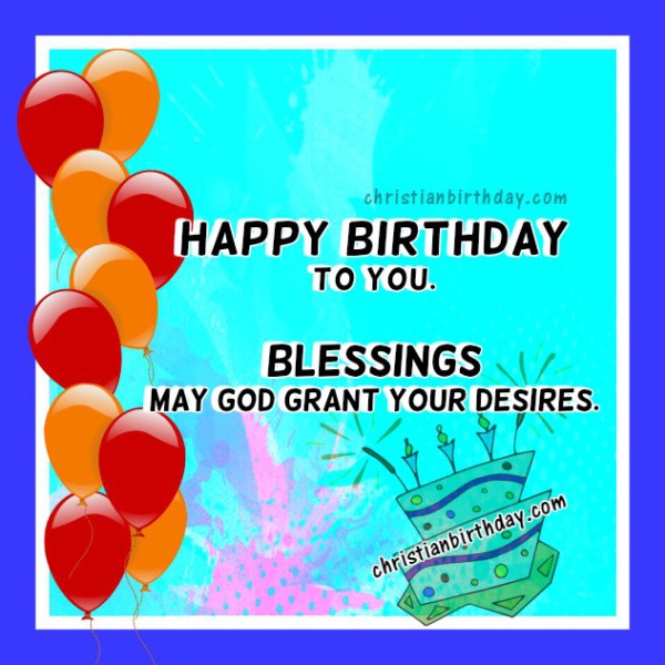Blessing You May God  Grant Your Desires-wb0140272