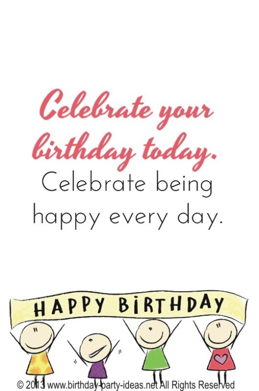 Celebrate Your Birthday Today