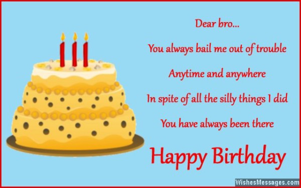 Dear Bro - Happy Birthday-wb0140336