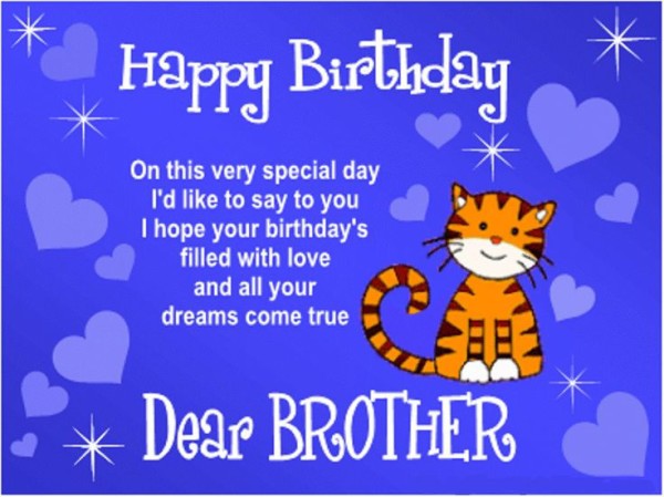 Dear Brother- Happy Birthday-wb0140337