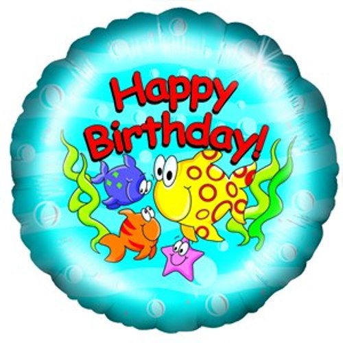 Funny Fishes  - Happy Birthday-wb0140423