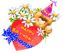 Funny Teddy- Happy Birthday wb0140458