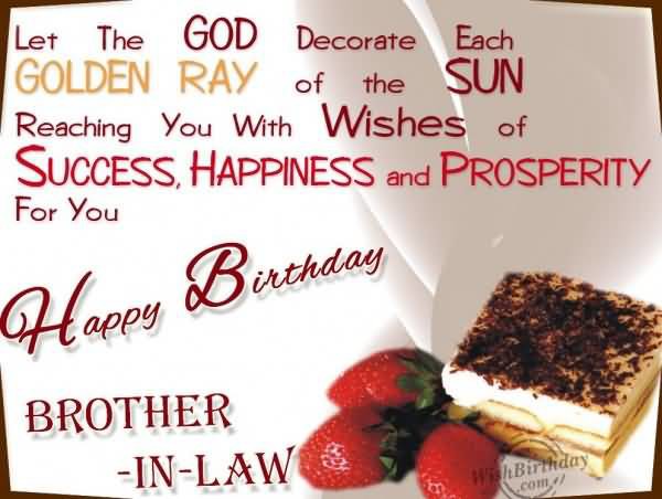 Happy Birthday Brother - In -  Law-wb0140677