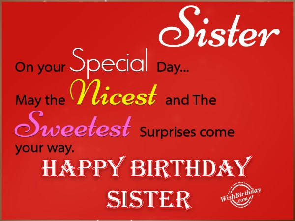 Happy Birthday - My Sweetest Sister-wb0140617