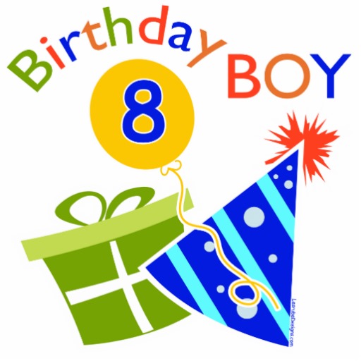 Happy Birthday To Eight Year Old Boy-wb078028
