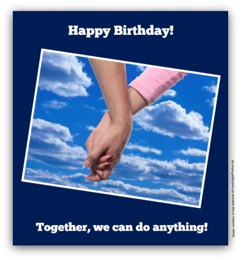 Happy Birthday - Together We Can Do Everything-wb0140903