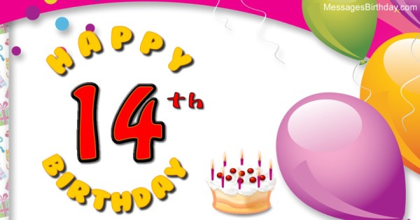 Happy Fourteenth Birthday Image-wb078044