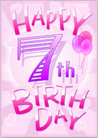 Happy Seventh Birthday Wish-wb078060