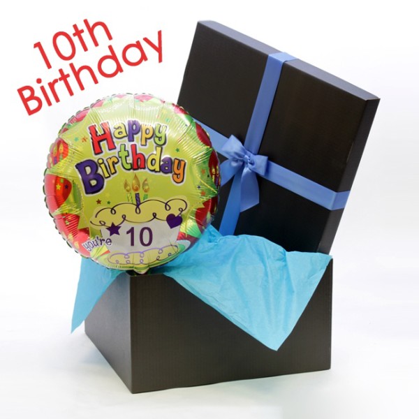 Happy Tenth Birthday With Gift-wb078076