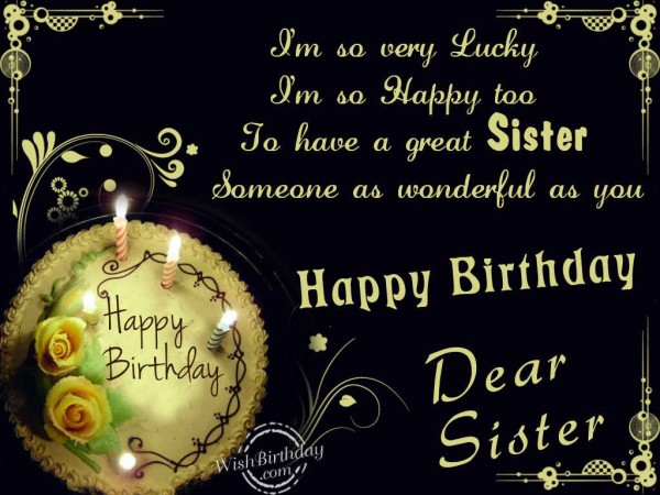 Have A Dear Sister - Happy Birthday-wb0140959