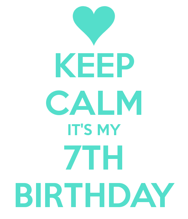 Keep Calm It's My Seventh Birthday-wb078107
