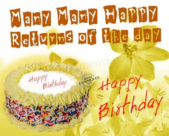 Many Many Return Of The Day-Happy Birthday wb0141368