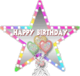 Multicolor Star-Happy Birthdaywb0141459