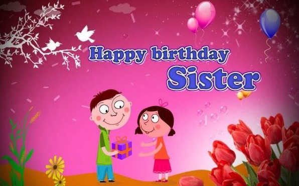 My Cute Sister -  Happy Birthday-wb0141469