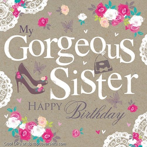 My Gergous Sister- Happy Birthday-wb0141483