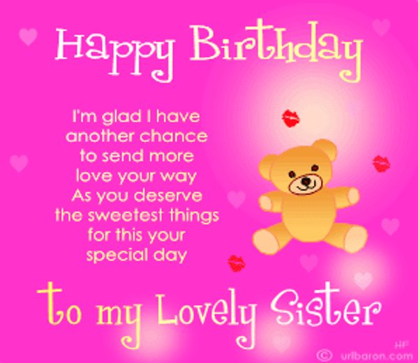 My Lovely Sister - Happy Birthday-wb0141492