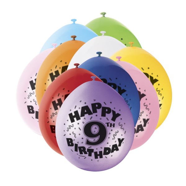 Ninth Birthday With Ballon-wb9871