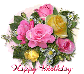 Pink Roses- Happy Birthday-wb0141599