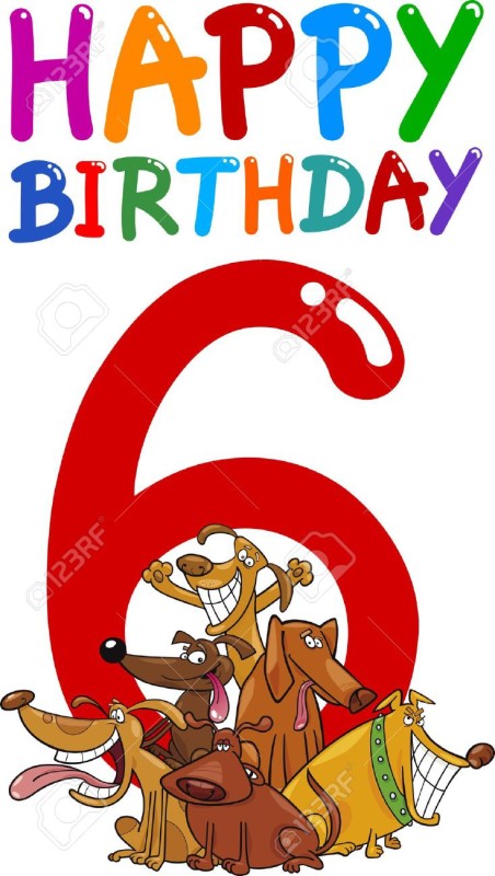 Sixth Happy Birthday - Image-wb078122