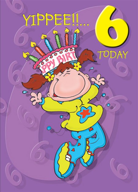 Sixth Happy Birthday-wb078126