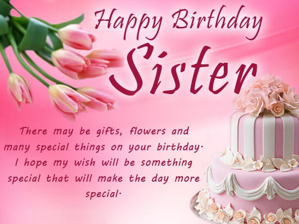 Happy Birthday Sweet Sis