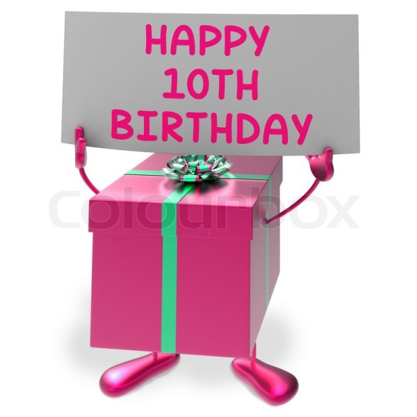 Tenth Happy Birthday-Gift-wb078133