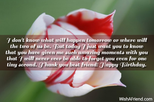 Thanku Best Friend - Happy Birthday-wb0141794