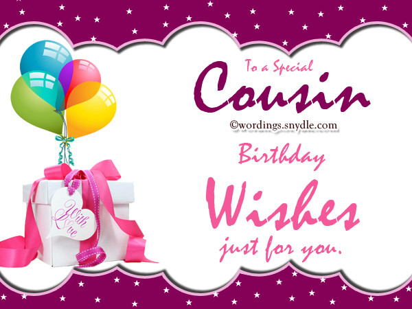 To A Special Cousin-wb0141847