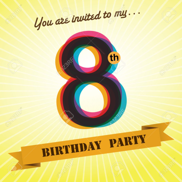 You Are Invited To My Eighth Birthday Party-wb078166