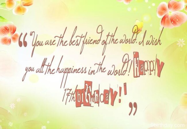 You Are THe Best Friend TO The World-wb0142069