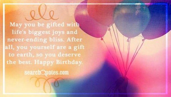 You Yourself Are A Gift To Earth - Happy Birthday-wb0142120
