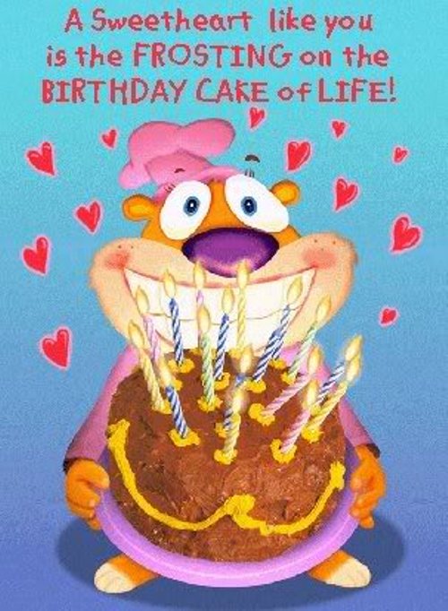 A Sweetheart Like You Froasting On A Birthday Cake-wb0160009