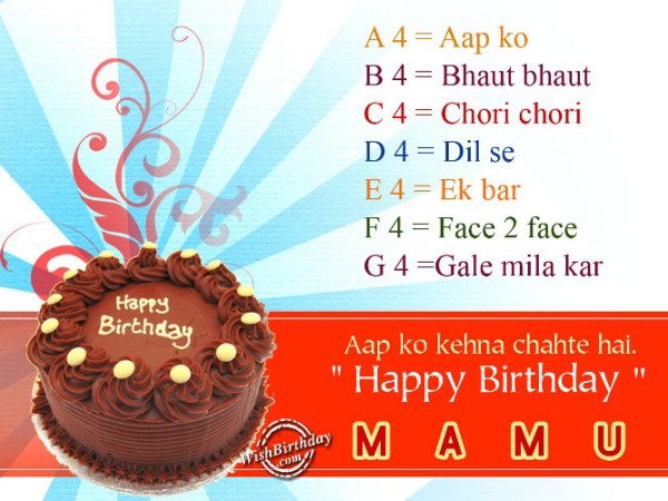 Aap Ko Kehna Chahte Hai Happy Birthday-wb16014