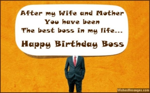 You Are The Best Boss In My Life