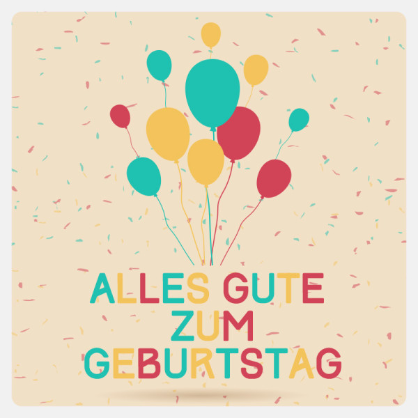 Alles Gute Zum Geburtstag - German Image