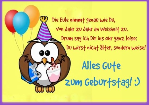 Alles Gute zum Geburtstag - Cute Image