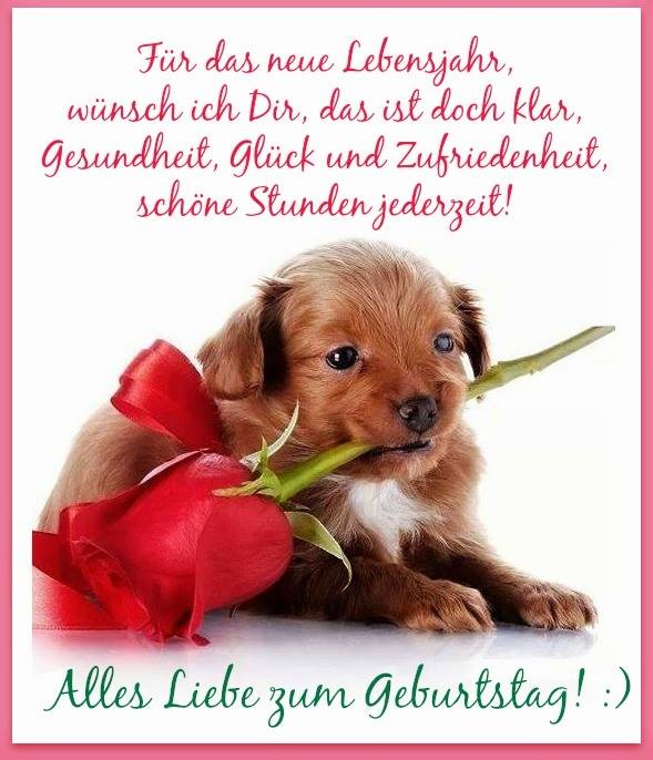 Alles Gute zum Geburtstag - Cute Puppy Image