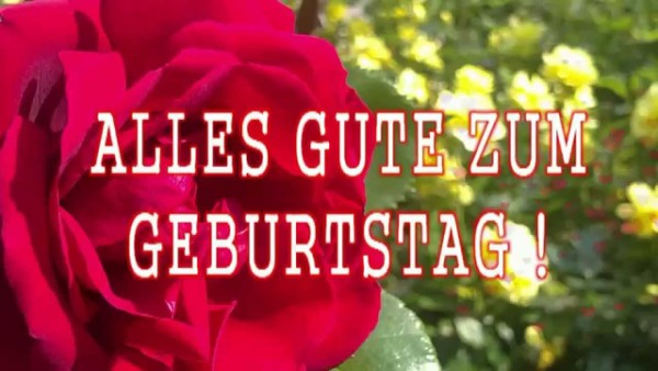 Alles Gute zum Geburtstag - Flower