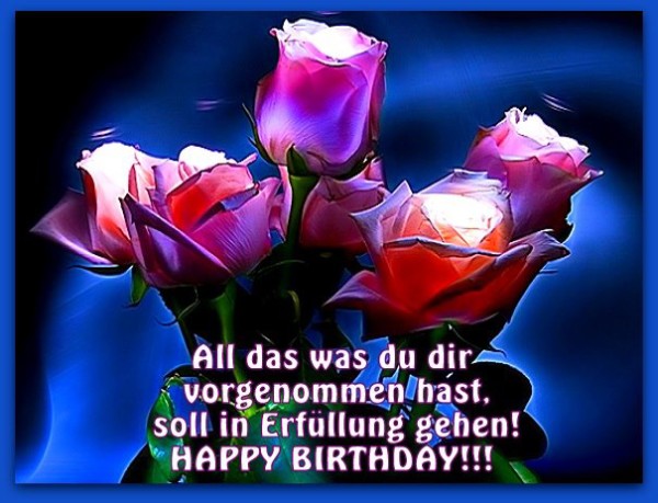 Alles Gute zum Geburtstag - Flowers For U