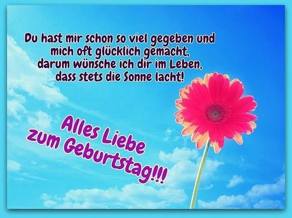 Alles Gute zum Geburtstag - Good Luck