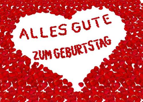 Alles Gute zum Geburtstag - Heart Image