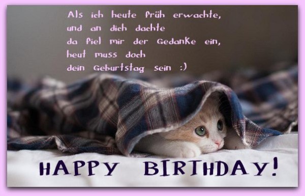 Alles Gute zum Geburtstag - Nesty Cat